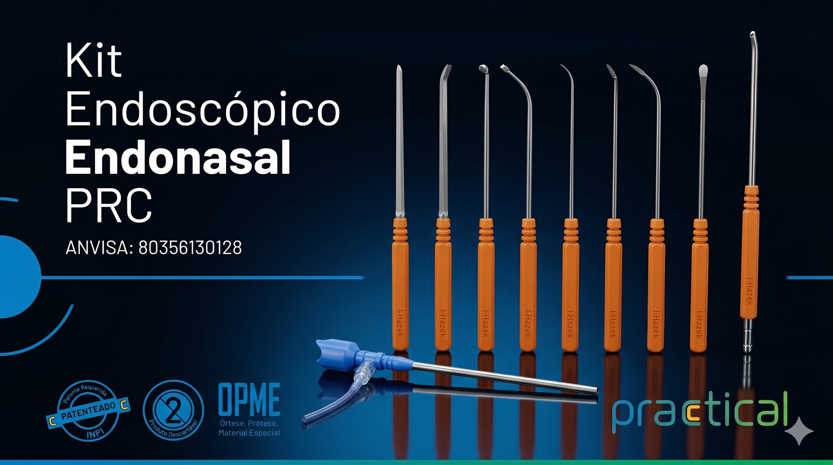 Kit Endoscópico Endonasal PRC